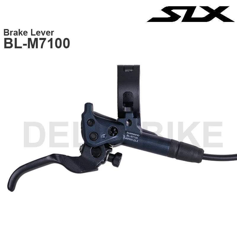 SHIMANO SLX M7100 Hydraulic Brake Groupset  BL-M7100 Lever BR-M7120 4 Piston Brake with  Pads for MTB Bike Original Parts