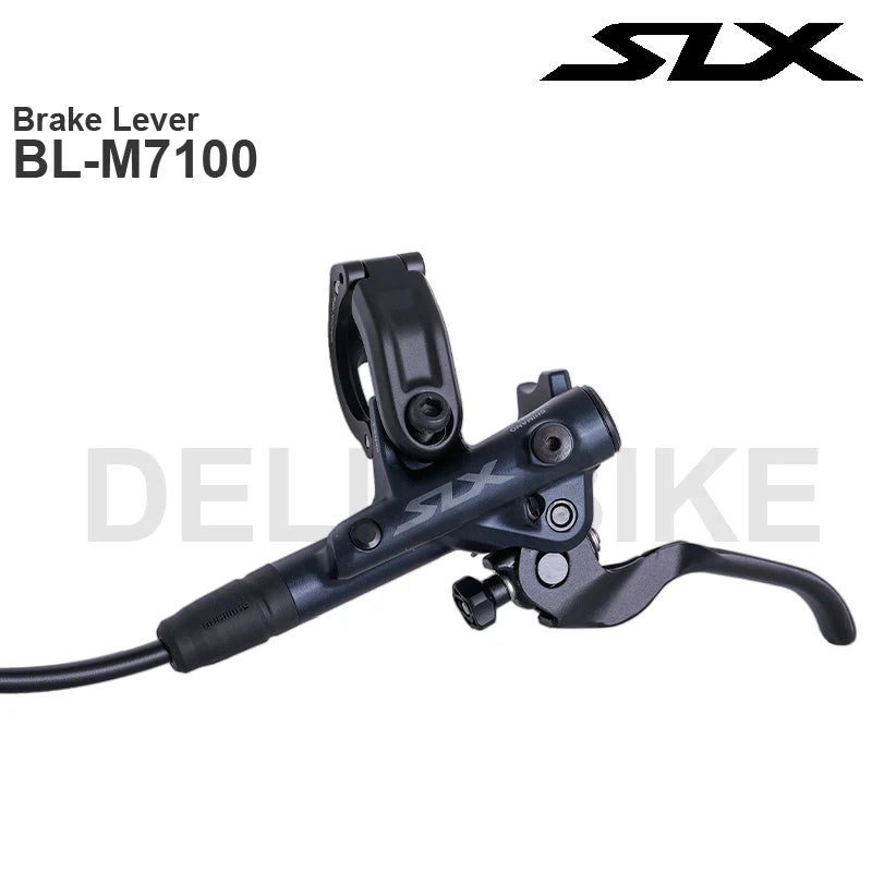 SHIMANO SLX M7100 Hydraulic Brake Groupset  BL-M7100 Lever BR-M7120 4 Piston Brake with  Pads for MTB Bike Original Parts