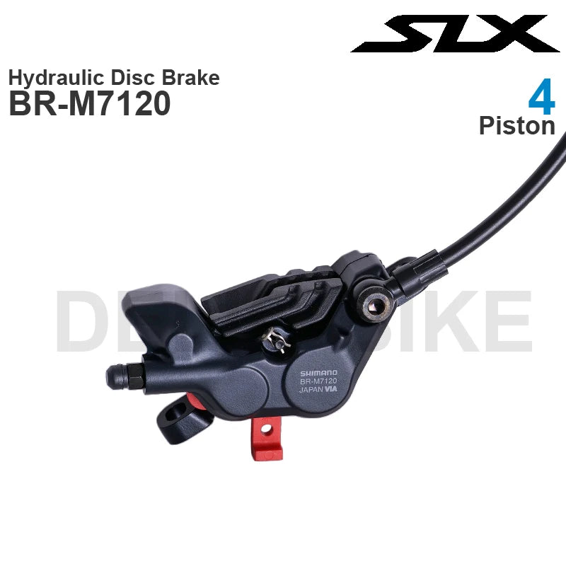 SHIMANO SLX M7100 Hydraulic Brake Groupset  BL-M7100 Lever BR-M7120 4 Piston Brake with  Pads for MTB Bike Original Parts